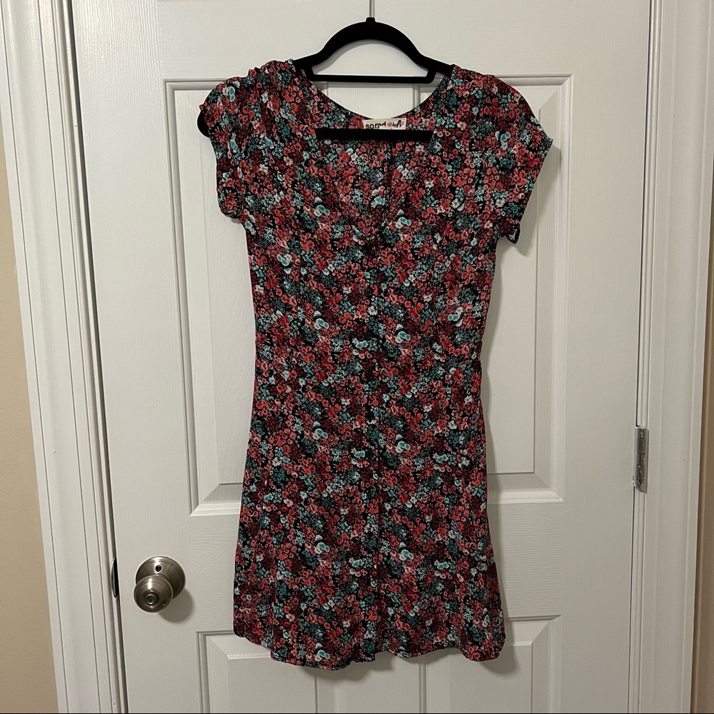 Floral Button Up Dress